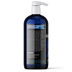 Best Paw Nutrition glucosamine liquide mélangé à l’alimentation chien.