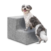 Best Pet Supplies escaliers pour chien en mousse, deux étages, accès facile au canapé.