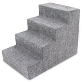 Best Pet Supplies escaliers-chien-mousse-4-etapes-18-pouces: accès facile au canapé.