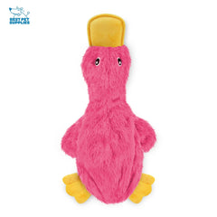 Best Pet Supplies jouet crinkle visage jaune pour chien, stimule curiosité et interaction