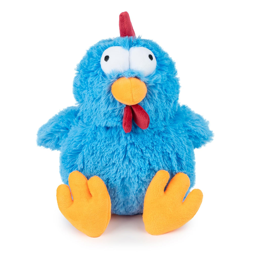 Best Pet Supplies Cluck bleu visage: jouet interactif pour chiens qui aiment jouer et mordre