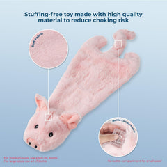 Best Pet Supplies jouet siffleur chien petit cochon – double sifflet, interaction accrue
