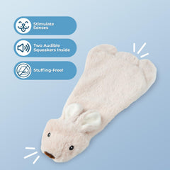 Best Pet Supplies jouet sifflant renard moyen pour stimulation mentale et distraction active.