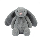 Best Pet Supplies lapin gris grand, jouet peluche pour chien favorisant le jeu et le calme.