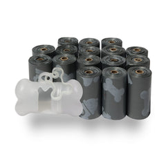 Best Pet Supplies rouleau de sacs crottes chien gris, pratique pour sorties en plein air.