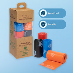 Best Pet Supplies rouleau-sacs-crottes-promenades-150: idéal pour balades sans tracas.