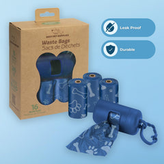 Best Pet Supplies sac dejections épais etanche 13x9, couvre les déjections de diverses tailles.