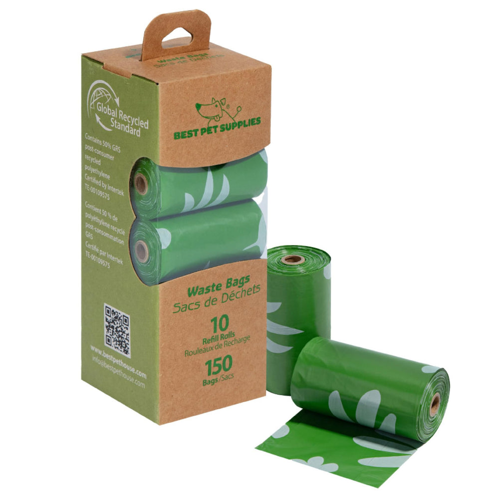 Best Pet Supplies sacs à crottes résistants à la déchirure pour sorties fiables
