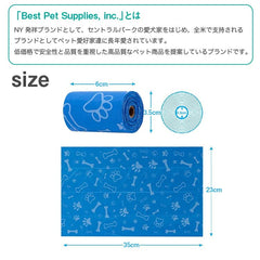 Best Pet Supplies sacs crottes chien avec perforations faciles pour arrachage rapide