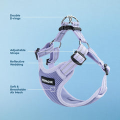 Clip rapide du harnais Voyager Best Pet Supplies, mise en place facile