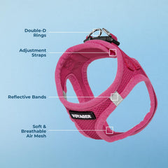 Harnais Voyager Best Pet Supplies, double D-anneaux pour sécurité renforcée.