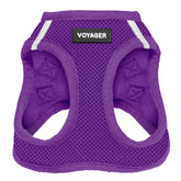 Best Pet Supplies Voyager harnais en mesh aérien violet pour chien et chat, comfort durable