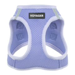 Voyager Harnais Best Pet Supplies lavande, vue avant, confort et ajustement facile.