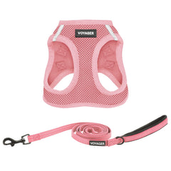 Harnais mesh respirant Best Pet Supplies Voyager, vue avant, confort lors des promenades.