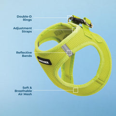 Harnais Voyager Best Pet Supplies sécurité triple: fermeture et anneaux doubles.