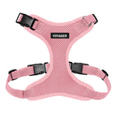 Harnais Voyager à enfiler Best Pet Supplies en maille rose, confort pour promenades.