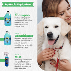 Formule sans savon de Best Shot Ultra Dirty Wash respectant la peau animale.