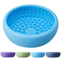 Bestalk bol-lechage-chien bleu clair, stimulation mentale ludique pendant le repas