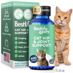 BestLife4Pets Chat: pilules inodores pour articulations, soutien quotidien