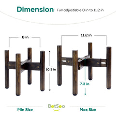 BETSEO 2Pack assemblage rapide et démontage pour voyage