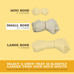 Better Belly: forme d’os classique adaptée à la mastication.
