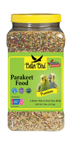 Better Bird: bocal de 2,27 kg pour nourriture de perruche, équilibre nutritionnel.