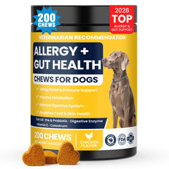 BFDEREN Chien Allergie bouchées — emballage visible, solution pratique au quotidien.