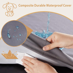 Couverture imperméable amovible, lavage en machine facile.