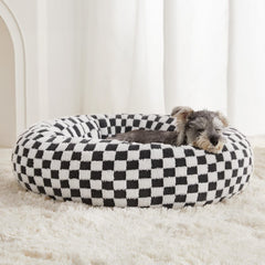 Lit Chien Donut BFPETHOME moyen gris, confort enveloppant et soutien durable.