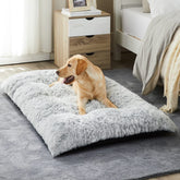 Lit chien grand confort BFPETHOME avec surface peluche pour un repos agréable.