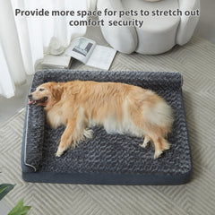 Lit chien tissu doux et impermeable: surface agréable et protection contre liquides