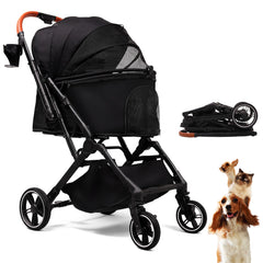 Bicystar Poussette animale jusqu’à 20 kg idéale pour sorties quotidiennes.