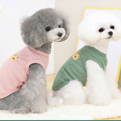 BIECWIAY T-shirt chien: toucher coton doux pour peau sensible.