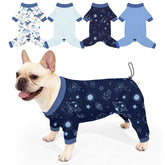 Pyjama Bienbee motif papillon pour chien, confort et style en extérieur.