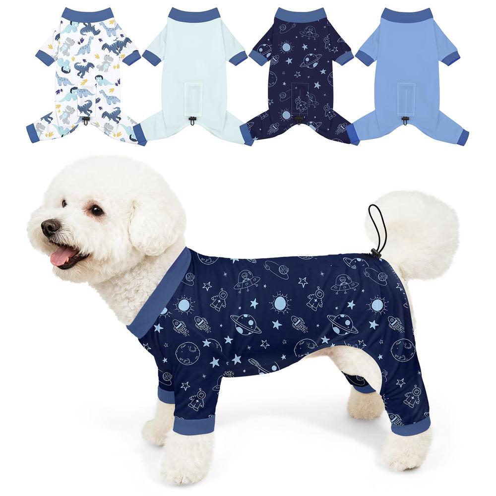 Bienbee pyjamas chien ensemble 4 pieces, tenue polyvalente et confortable pour votre chien