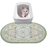 Bienbee tapis litière chat antidérapant pour sols propres et sans déversements.