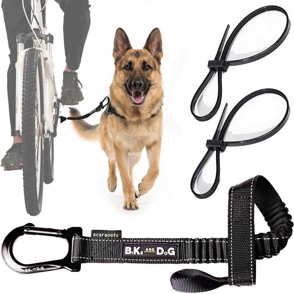 BIKE AND DOG - harnais velo 3 anneaux, contrôle renforcé pour chien.