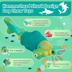 Jouet BIKIISEN Requin-Marteau: design unique pour varier le jeu et la stimulation mentale.