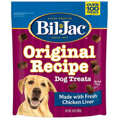 Bil-Jac Original – friandises foie de poulet pour entraînement et récompense