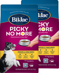 Bil-Jac Picky No More – poulet et foie, stimule l'appétit des grands chiens difficiles.