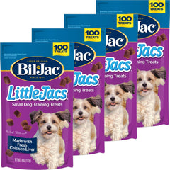 Friandise Bil-Jac en sachet double pour petits chiens, fraîcheur préservée.
