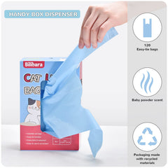 Bilibara sacs litière étanches évitant les fuites lors du remplissage.