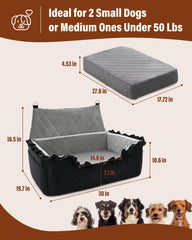 Bilypaws mousse mémoire épaisse; siège-auto épouse le corps pour un maintien apaisant.