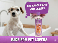 Bio-Groom peau sensible avec camomille, apaisement et hydratation.