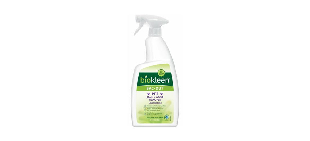 Biokleen Bac-Out bouteille 32 oz nettoie les taches et neutralise les odeurs.