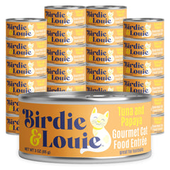 Birdie & Louie thon papaye en sauce, repas complet et appétissant pour chats