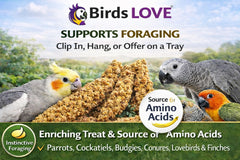 Birds LOVE emballage USA, traçabilité et fraîcheur.