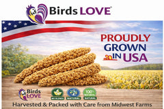 Birds LOVE grains de millet naturels, texture croquante idéale pour le grignotage.
