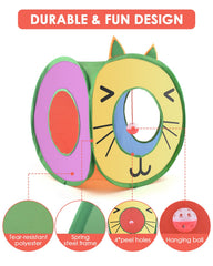 Cube Pop Up Bissap avec motif chat mignon attire les félins.
