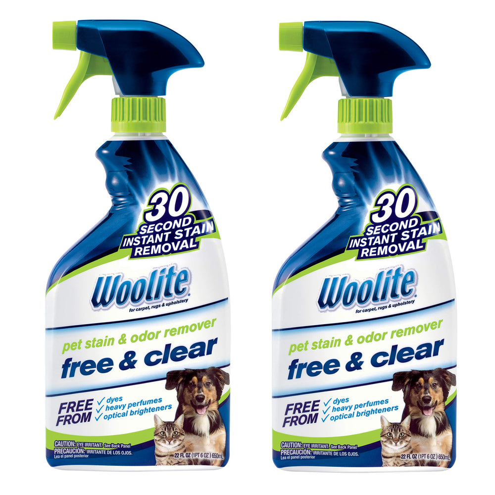 Bissell Woolite Free & Clear – bouteille spray prête à l’emploi et dépose rapide sur les taches.